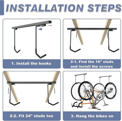 WALMANN Ceiling Mounted Bike Rack - Image 7