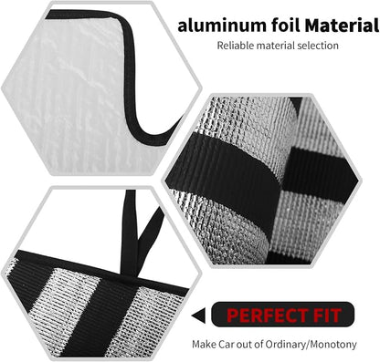 RT-TCZ Windshield Sunshade Sun Shade Heat Shield Window Sun Visor Mat - Image 3