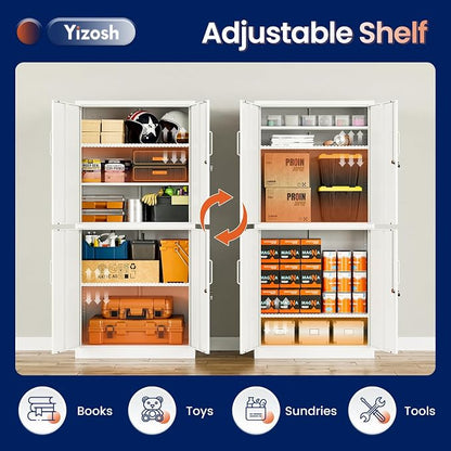 Yizosh Metal Storage Locking Cabinet - Image 6