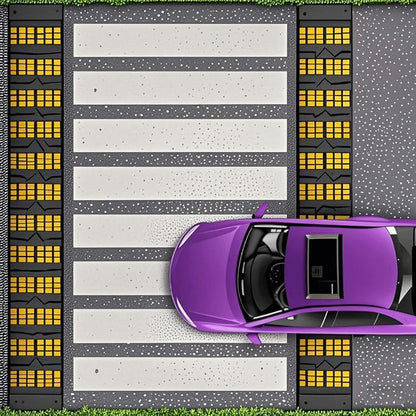 Speed Bumps for Driveway 35"x10"x1.8" Flexible Installation Connect Multiple - Image 8