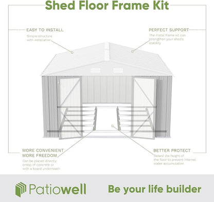 Patiowell 10 x 10 FT Outdoor Storage Shed - Image 2