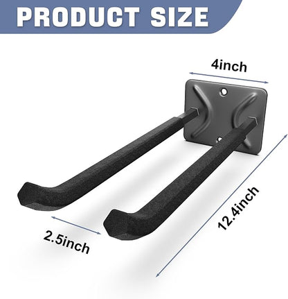 WALMANN Garage Hooks, Heavy Duty 12-inch Wall Hooks - Image 3