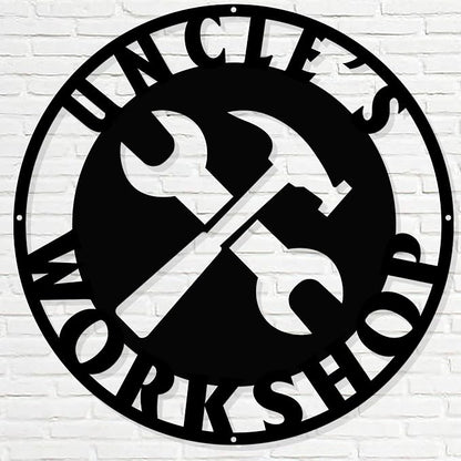 Personalized Papa's Workshop Metal Sign - Image 4