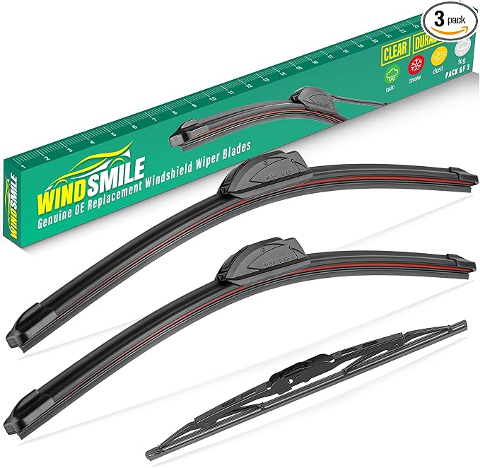 22" 22" 13" Windshield Wiper Blades Replacement by WINDSMILE