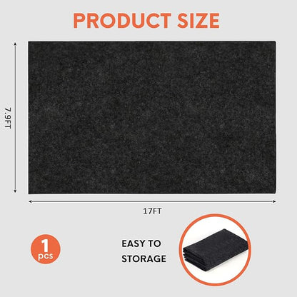JERIA Oil Spill Mat for Under Car Driveway Mats Oil Leaks Absorbent Oil Pad - Image 2