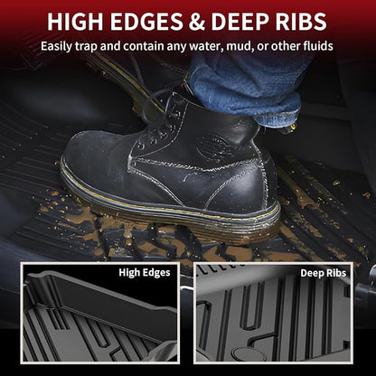 LASFIT Floor Mats for Ford Edge 2015-2024 SE/SEL/SEL - Image 3