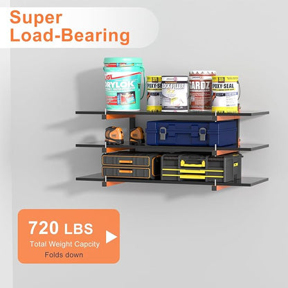 Lumber Rack Wall Mount, Lumber Storage Rack, Heavy Duty Wood Storage Racks - Image 4