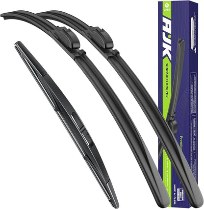 AJK Windshield Wiper Blade, OEM Quality Front and Rear Windshield Wipers by AJK