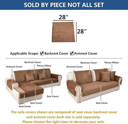 Eismodra Armrest Covers, Couch Cover, Sofa Cover, Backrest Covers, Anti-Slip - Image 5