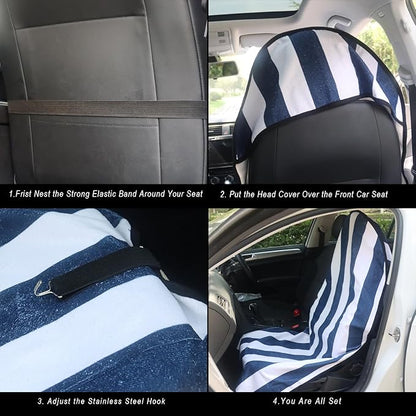 Car Seat Cover Protector Front Seats, - Image 4