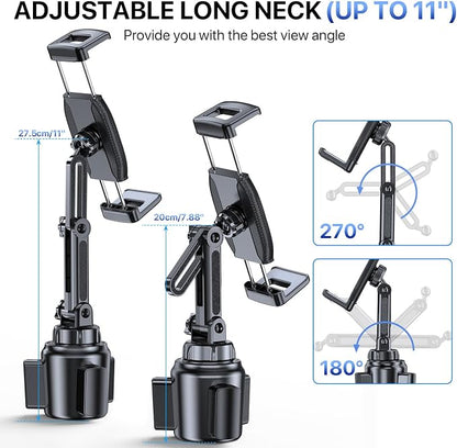 Miracase Adjustable Long Neck Car Tablet Holder Compatible - Image 5
