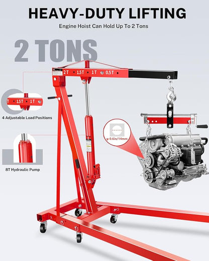 2-Ton Folding Engine Hoist - Image 5