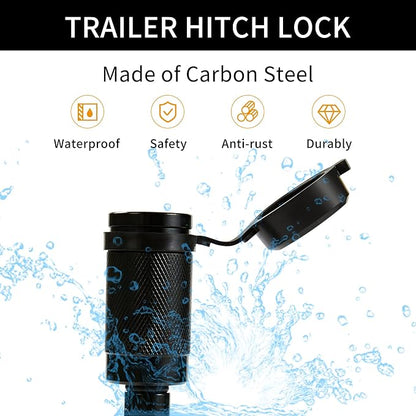 Trailer Hitch Locks, 5/8" Dia 4" Long Hitch Lock - Image 5