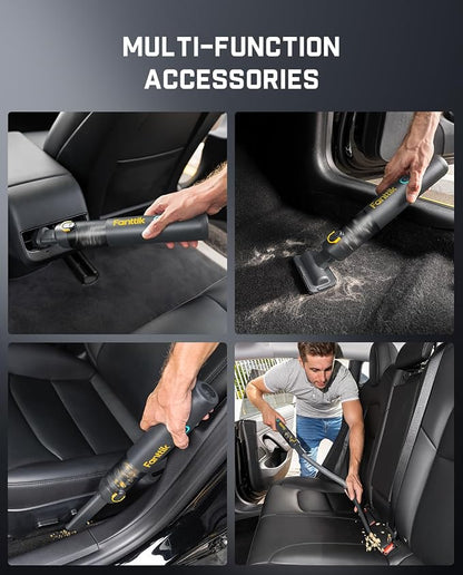Fanttik Slim V8 APEX Car Vacuum, 4-in-1 Portable Mini Cordless Vacuum - Image 5