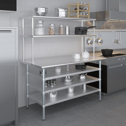 Amgood 30" x 60" Stainless Steel Work Table - Image 6