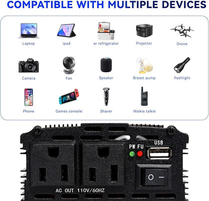 Power Inverter 2000W Car Power Inverters, 12 Volt Inverter - Image 6