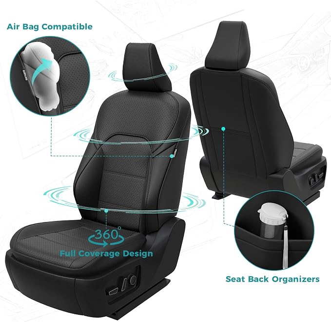 for Toyota Camry Seat Covers XLE XSE 2025 - Image 3