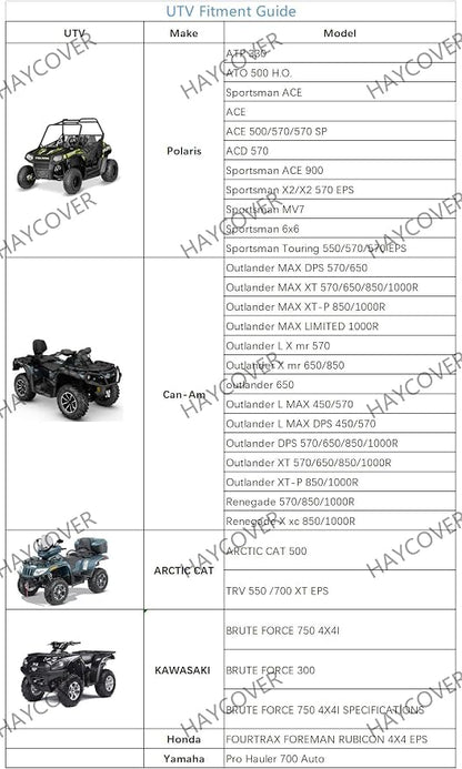 ATV Cover Waterproof, for Polaris Sportsman Yamaha Honda FourTrax Kawasaki - Image 2