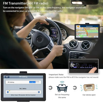 GPS Navigator for Car 7 Inch, GPS Truck Drivers Commercial 2025, Trucker GPS - Image 5