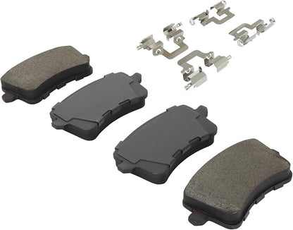 Premium Semi-Metallic Rear Brake Pads Compatible - Image 2