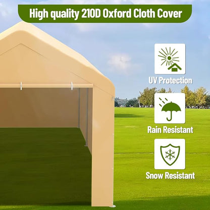 10 x 20ft Heavy-Duty Carport - Image 3