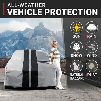 iCarCover Custom Car Cover for Chevy Aveo Hatchback Waterproof All Weather Rain - Image 2