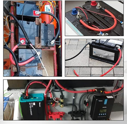 4 AWG Battery Cable 4 Gauge Pure Copper Battery Inverter Cables - Image 6