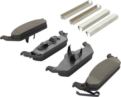 Premium Semi-Metallic Rear Brake Pads Compatible - Image 2