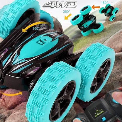 Remote Control Car: Double Sided 360°Rotating 4WD RC Cars 2.4GHz Electric Race - Image 3
