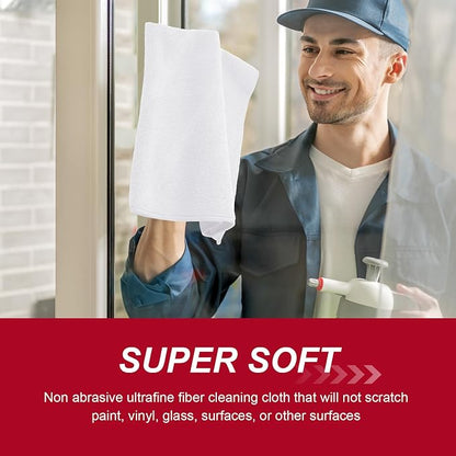 200 Pcs Microfiber Cleaning Cloth 16x16 Inch Microfiber Towels - Image 4