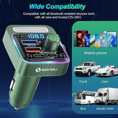 Bluetooth 5.3 FM Transmitter Car Adapter - Image 8