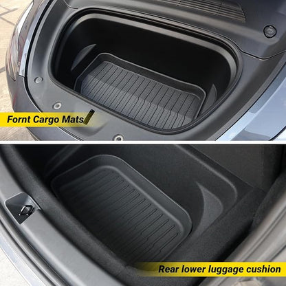 Floor Mat for New Model Y Juniper 2025 2026 9PCS Floor Mats - Image 4