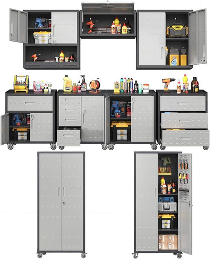 Metal Tool Cabinet, Garage Storage Cabinet System, Wall Cabinet & Locking by VIYET