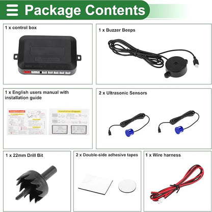 Motoforti Universal Car Auto Vehicle Reverse Backup Radar System Reverse - Image 8