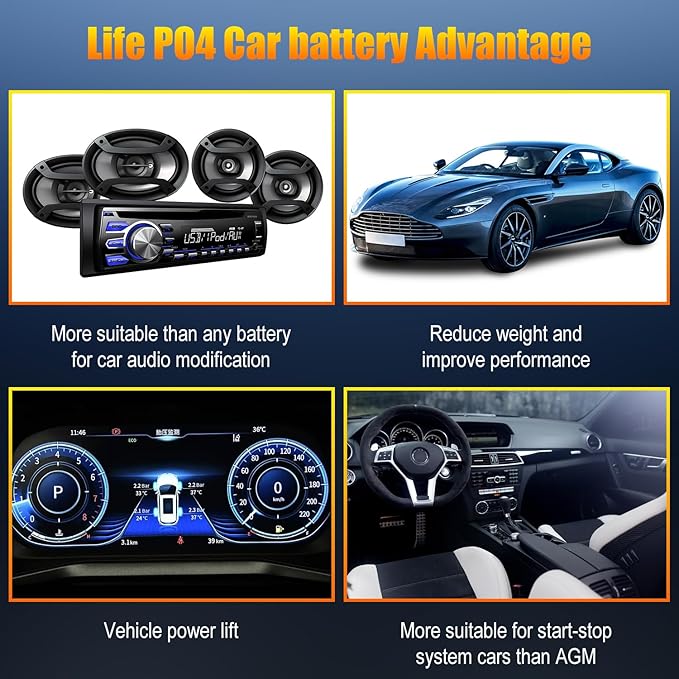 GROUP 27 Car Start-Stop Lithium Battery 12V 80AH Car Battery - Image 6