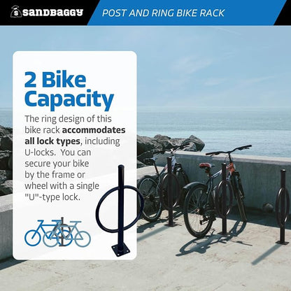 Sandbaggy Post and Ring Bike Rack - Image 4