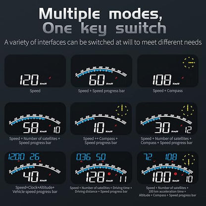 Digital GPS Speedometer, HUD Head Up Display - Image 5
