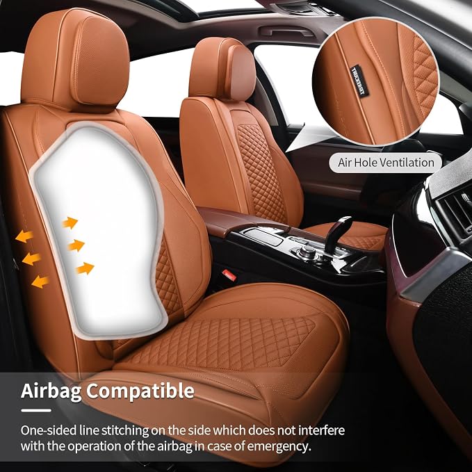 Car Seat Covers Full Set Leather Seat Covers Automotive Seat Covers Universal - Image 5