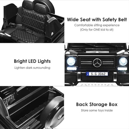 Costzon Ride on Car, Licensed Mercedes-Benz Maybach, 12V Battery Powered - Image 5