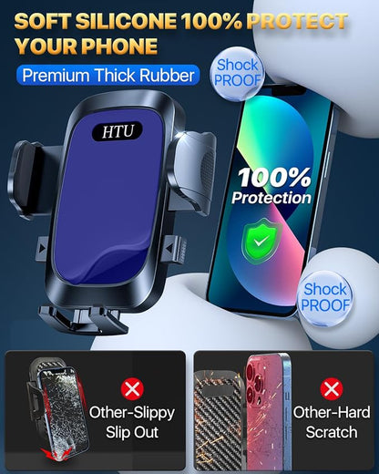 HTU Upgraded Strongest Suction Car Phone Holder Bendable Arm, Never Block View - Image 3