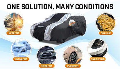 SUV Car Cover Waterproof All Weather Protection - Image 5