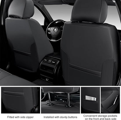 Front Seat Covers, 2 Pieces Universal Seat Covers - Image 6