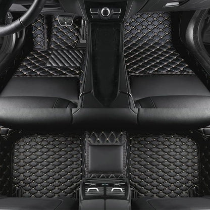 Custom Colors Car Floor Mats Black Pink by Unknown