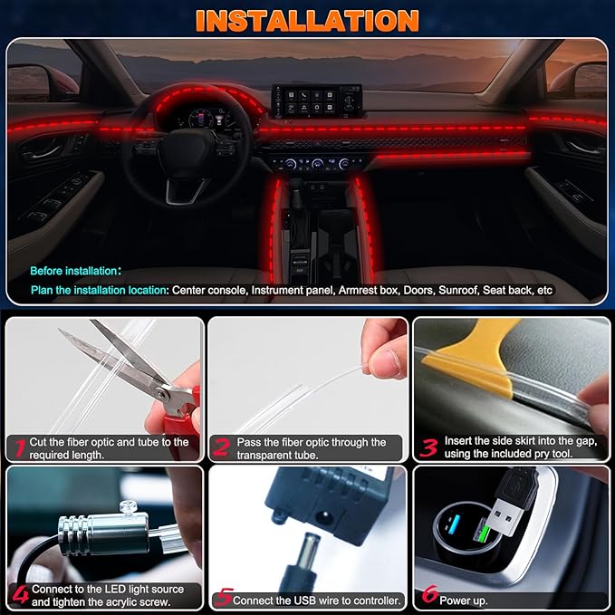 Interior Car LED Strip Lights - Image 8