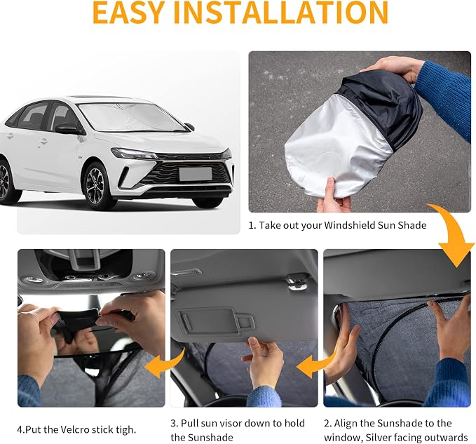 for Ford Transit 2015-2023 2024 2025 2026 Car Windshield Sunshade Sun Shield - Image 5