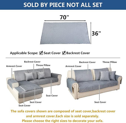 Eismodra Couch Cover, Sectional Couch Covers, Sofa Covers - Image 5
