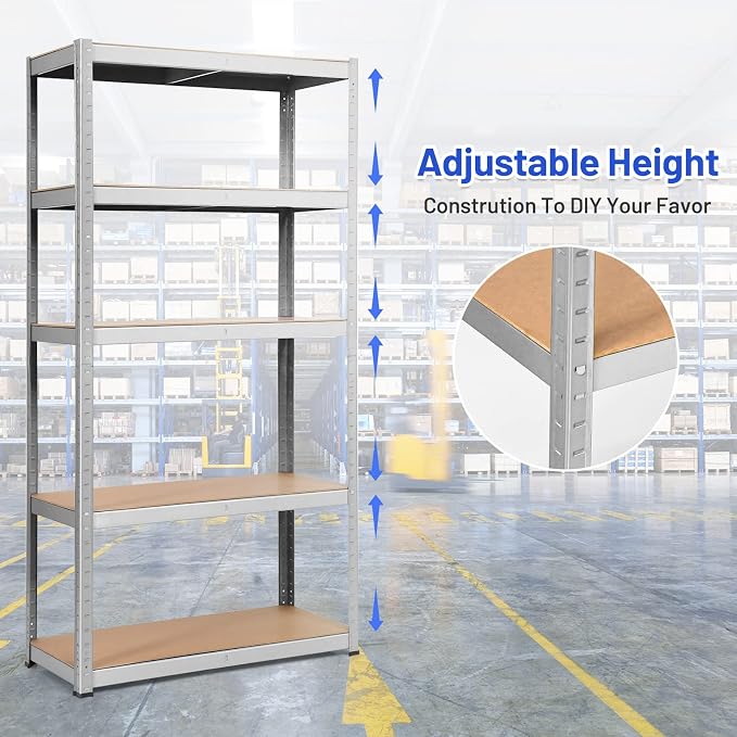 ERGOMASTER 5 Tiers Steel Shelves - Image 4