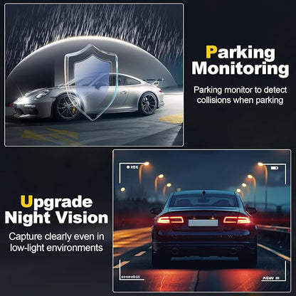 Dash Camera, 4K/1080p Dash Camera Front and Rear, Built-in 5GWiFi, Dash Cam - Image 5