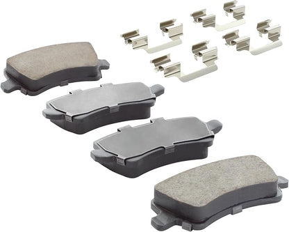 Premium Semi-Metallic Rear Brake Pads Compatible - Image 2