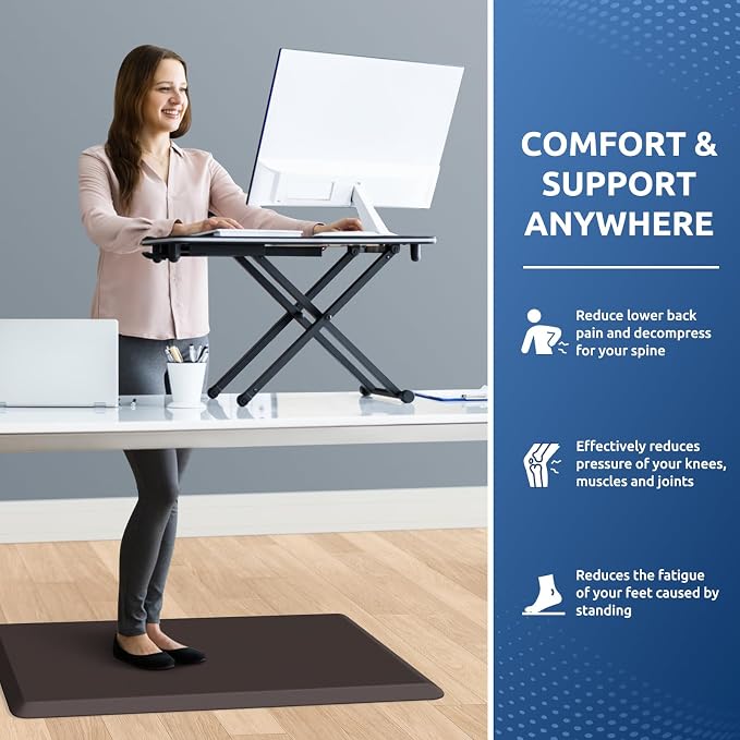 KitchenClouds Kitchen Mat Cushioned Anti Fatigue Rug 20"x39" Waterproof - Image 4